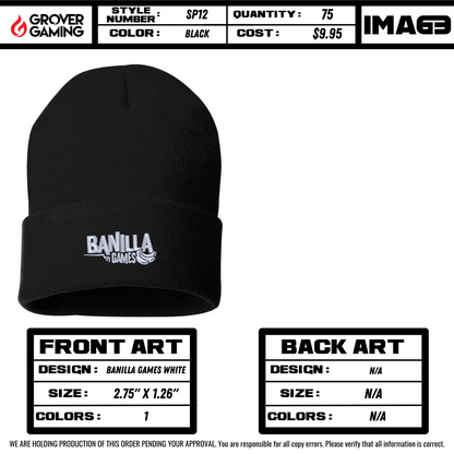 (#0230) Grover Hats/Banilla Beanies