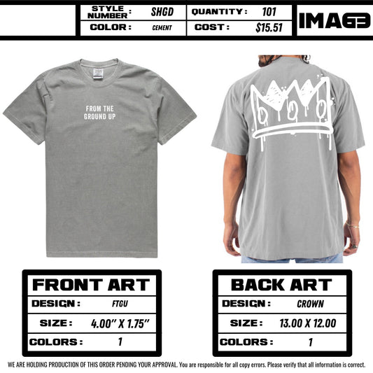 (#0189) From The Ground Up Tees